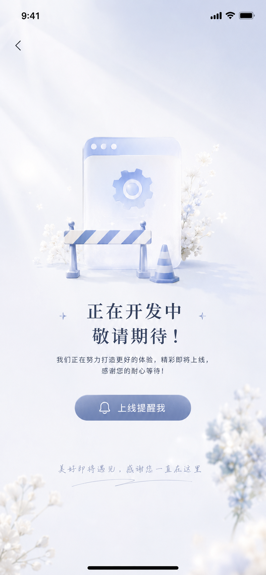 正在开发中，敬请期待